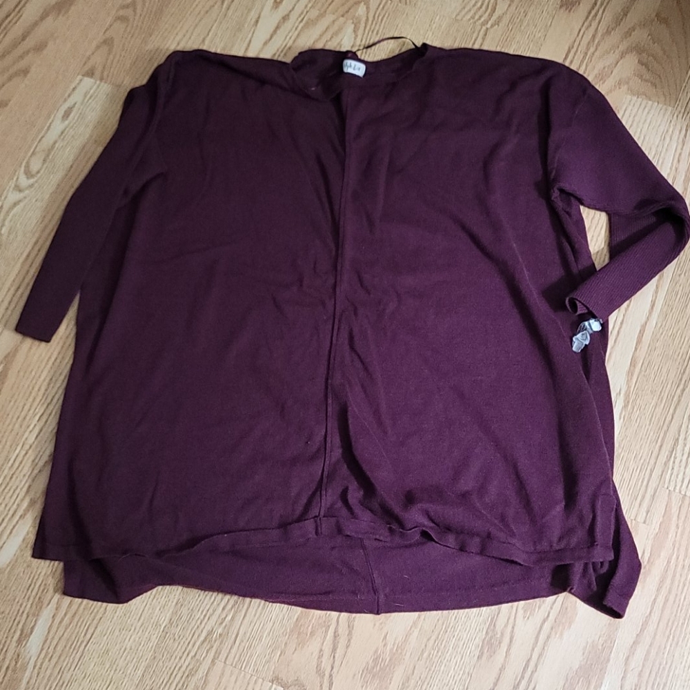 Style & co. Burgandy tunic 2x